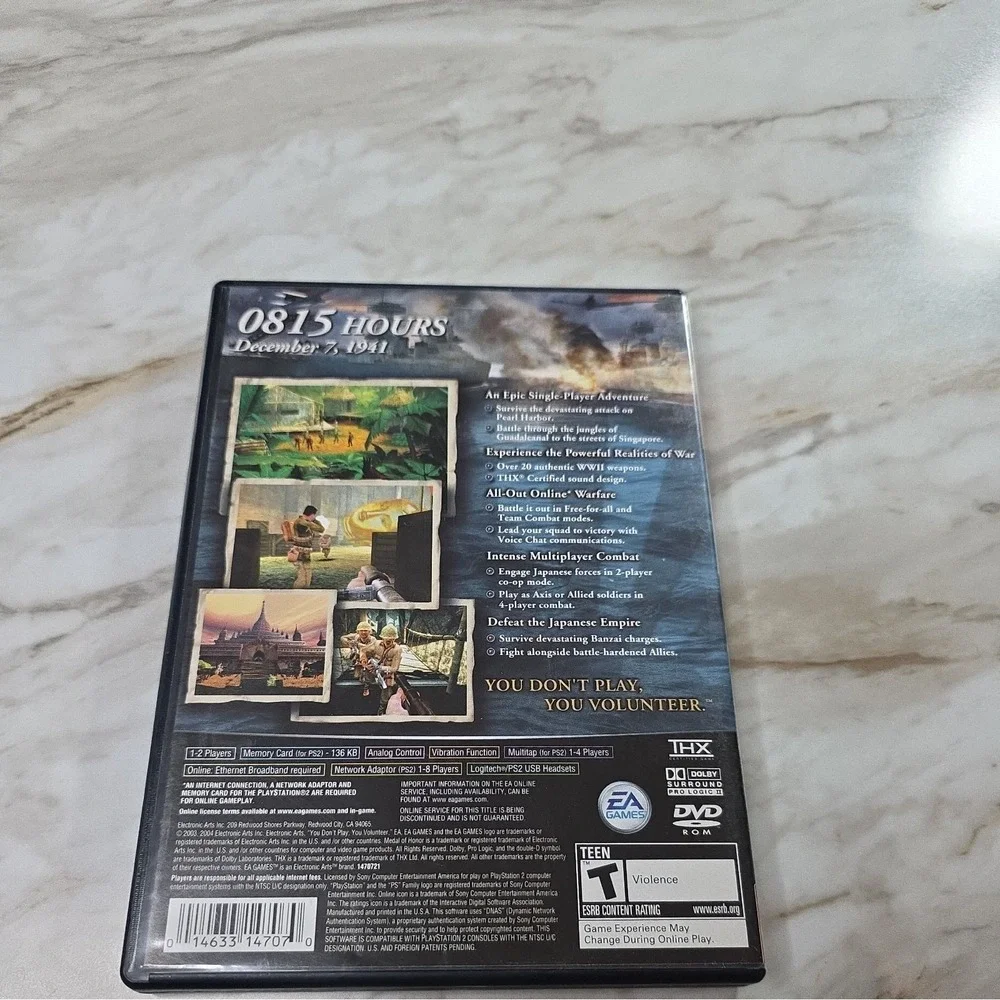 Medal Of Honor Rising Sun Greatest Hits - Sony Playstation 2 Pristine Authentic
